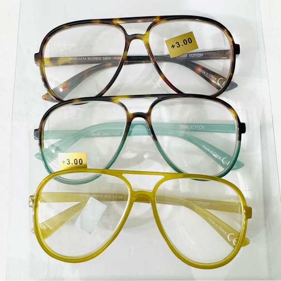 MAX EDITION Demi Reading 3.0 Glasses Set of 3 - Picture 10 of 16